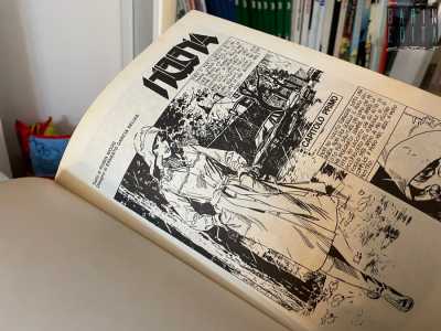 Oltre al fumetto italiano Cesare ama molto quello argentino, caratterizzato da un�unica lunga storia divisa in capitoli di storie brevi (historieta) leggibili separatamente
